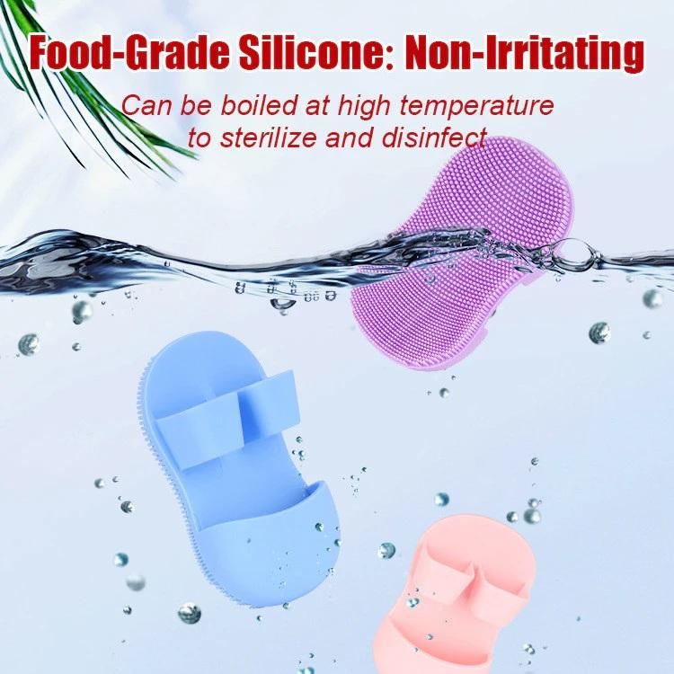 Crane beauty Soft Silicone Facial Cleansing Brush (Pack of 2)