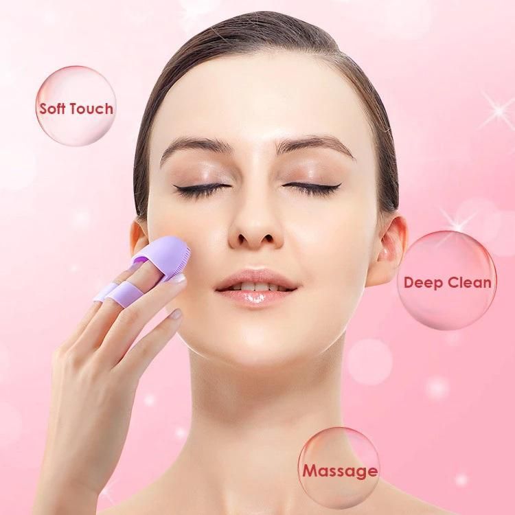 Crane beauty Soft Silicone Facial Cleansing Brush (Pack of 2)