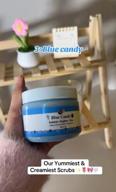 crane beauty Blue Berry Flavor Scrub 300gm (Pack of 1)