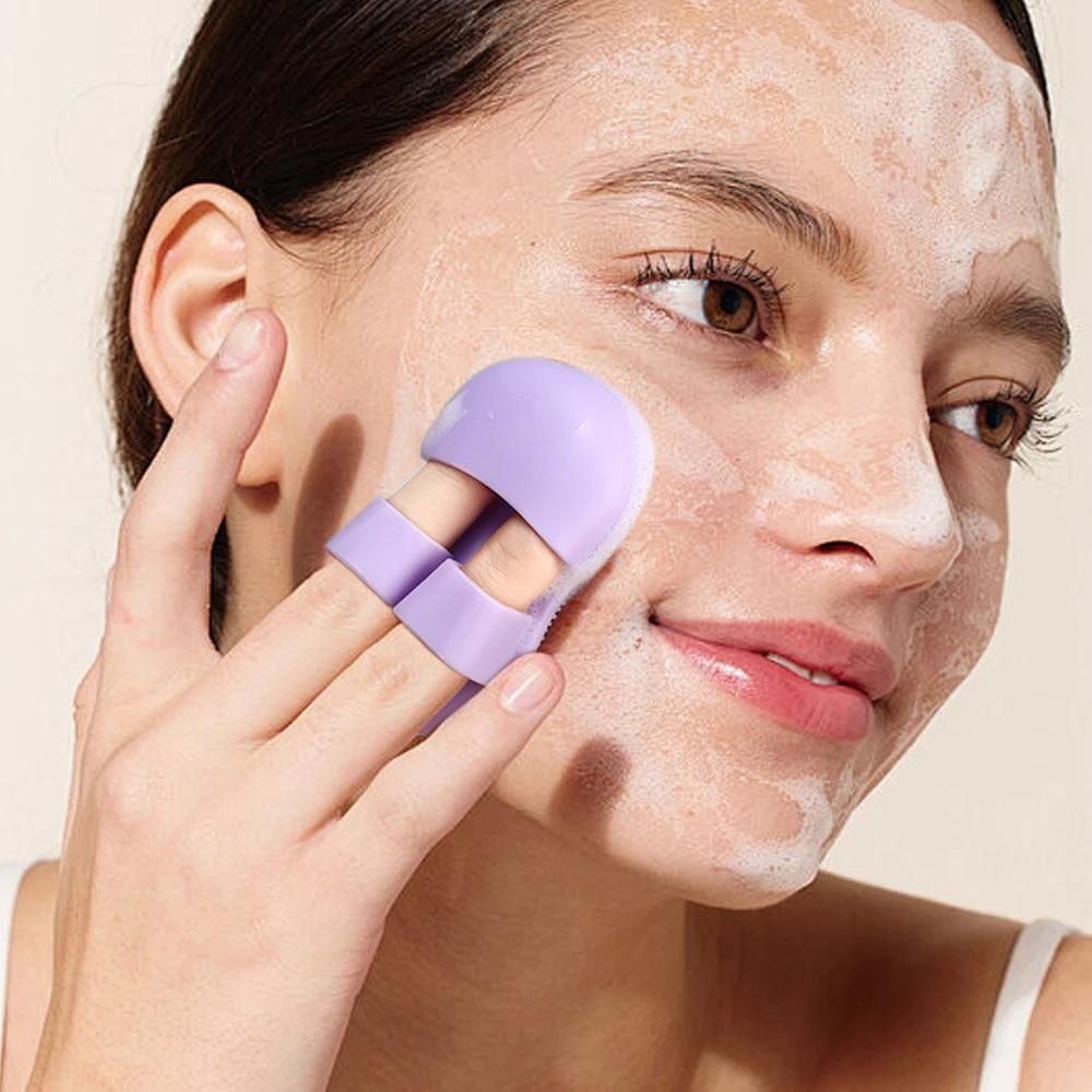 Crane beauty Soft Silicone Facial Cleansing Brush (Pack of 2)