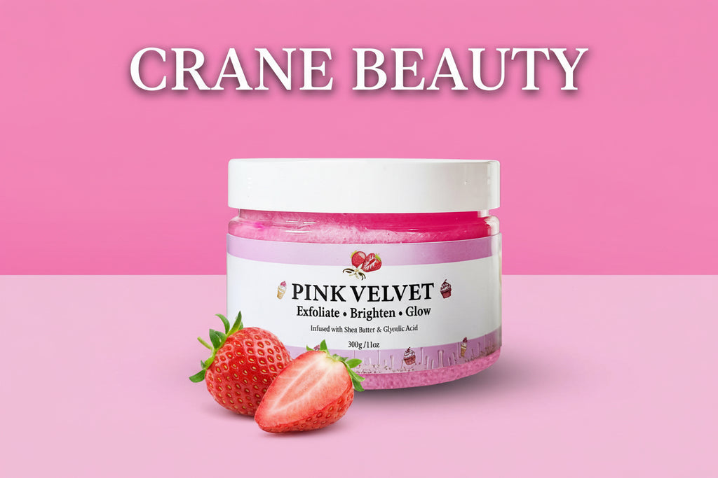 crane beauty Strawberry Flavor Scrub 300gm (Pack of 1)